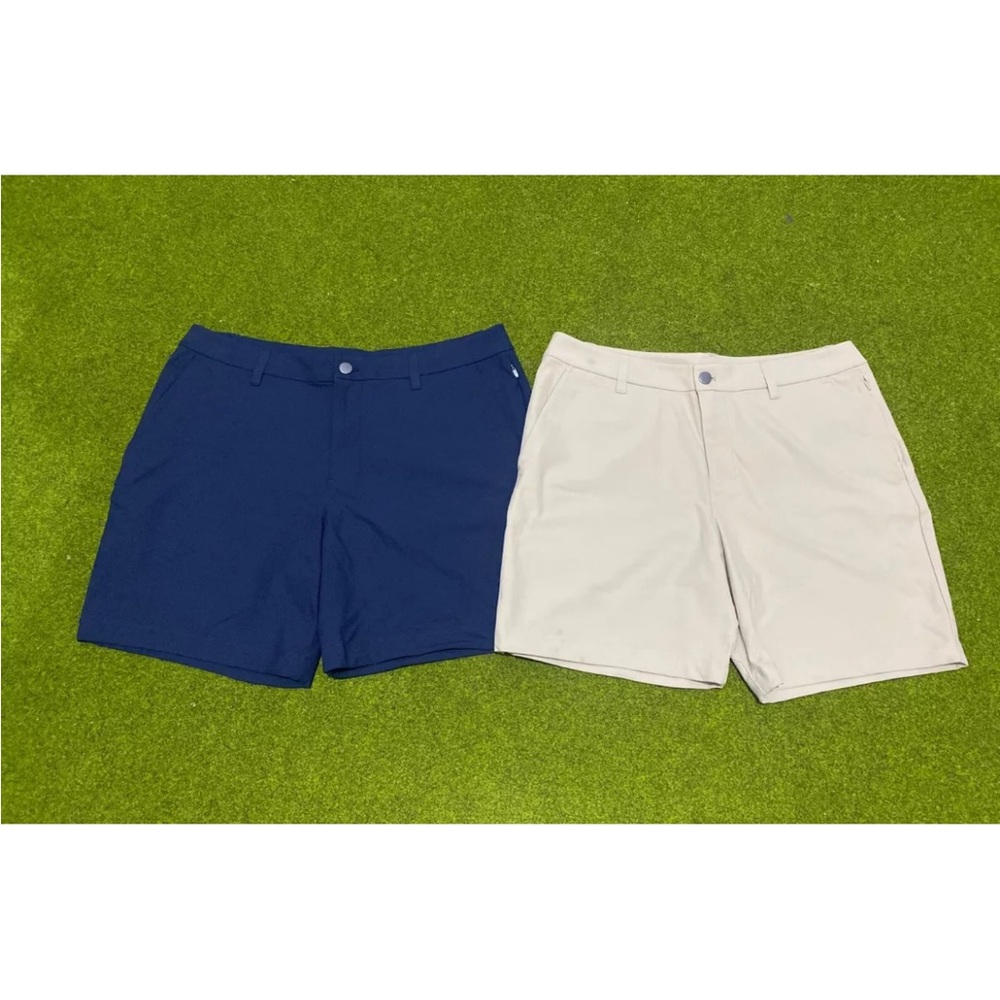 2 pair Lululemon Men’s 34 x 7 Golf shorts.